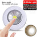 White LED night light with touch control, rechargeable battery, compact size for home decor