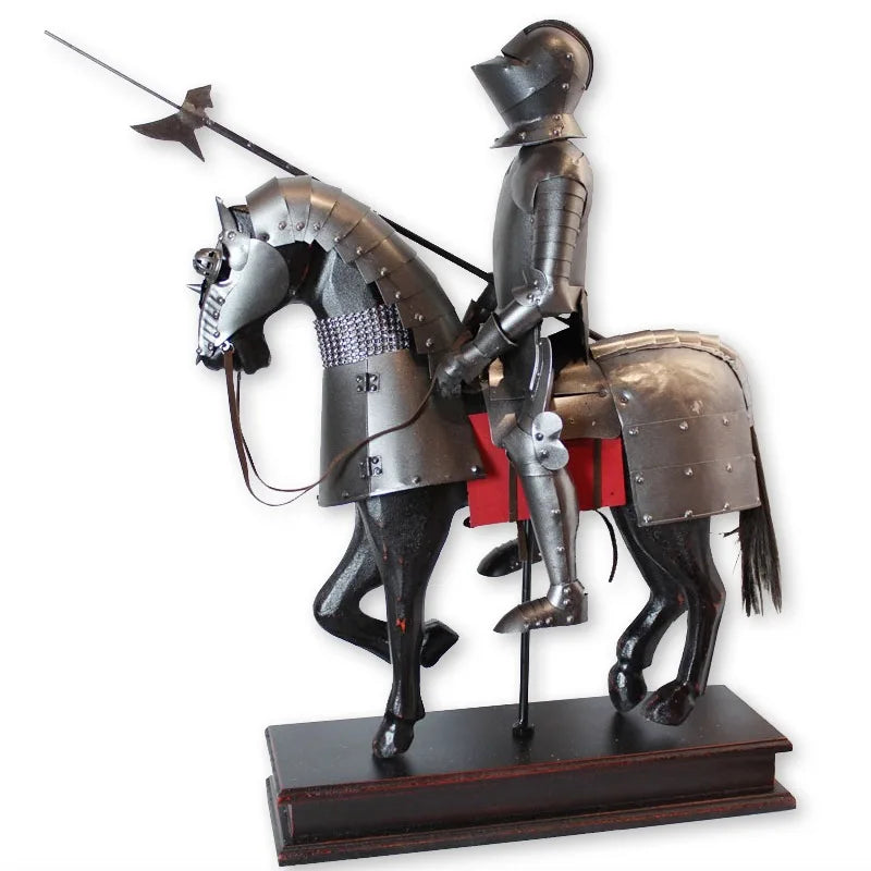 Dining Room Decor Vintage Home Decor Study Medieval European Miniatures Knight Armor Crafts Figurines Funny Gifts Accessories beyutihealth